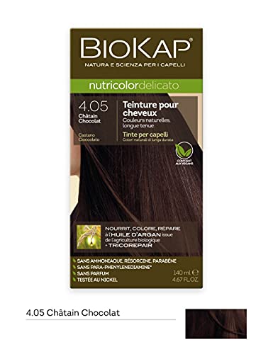 coloration cheveux Nutricolor Delicato chatain chocolat 4.05