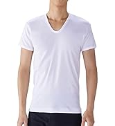 Gunze KQ5016 Men's Inner Shirt, Comfortable Workshop, All Seasons, Short Sleeve, U-Neck, 100% Cotton, Made in Japan, Underwear, Antibacterial, Odor Resistant