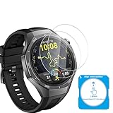 Yieehhow Pellicola Protettiva per Huawei Watch GT 5 Pro 46mm Vetro Temperato, [2 Pezzi] 9H Durezza Pellicola Vetro Temperato, Senza Bolle Trasparente Protezione Schermo per Huawei Watch GT 5 Pro 46mm