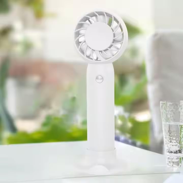 Image of Hand Fan Rechargeable, Handheld fan for Makeup, Electric Fan Portable, Mini Fan for Makeup for Women, Small Fan for ace, Travel, Battery, usb charging, High Speed,mini AC cooler