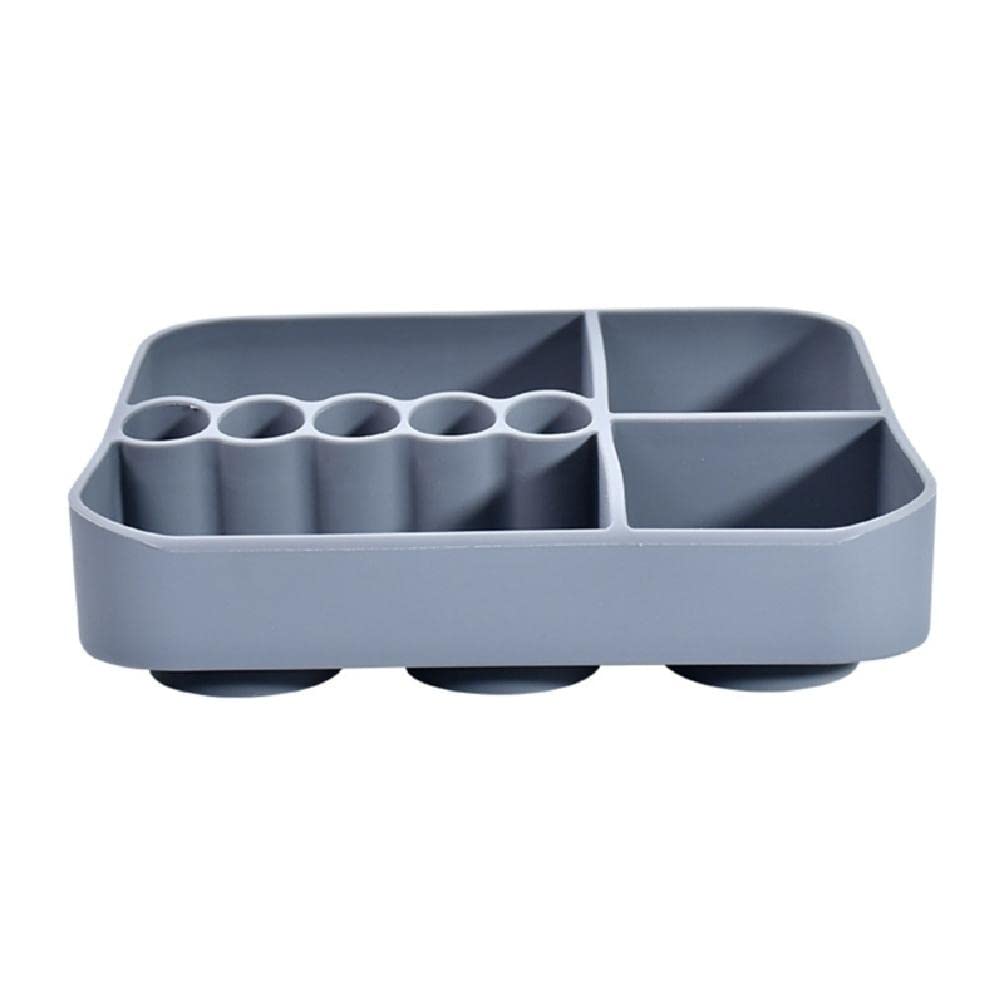 Porte-pinceaux de maquillage silicone : rangement bureau et pinceaux de peinture