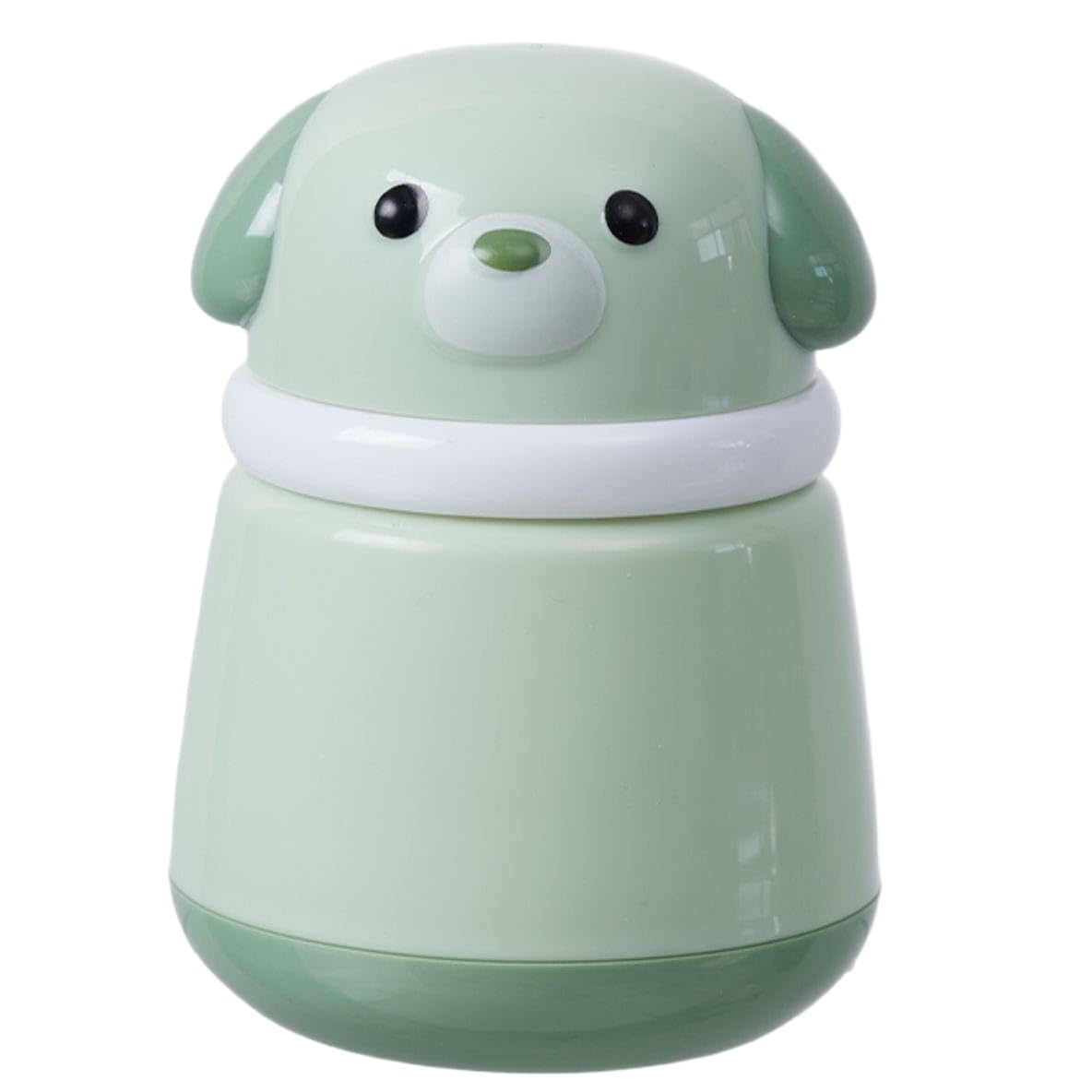 Baby Powder Puff Container with Soft Applicator | Cute Cartoon Design | Mess-Free Talcum Dispenser | BPA-Free Plastic | Portable Baby Powder Storage Box for Newborns & Toddlers (Green)-image-27