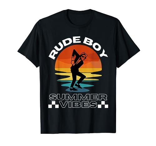 Two Tone Ska Clothing Men Rude Boy Summer Vibes T-Shirt