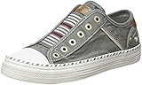 Trendiger SlipOn-Sneaker MUSTANG Damen 1376-401-72 Sneaker, grün/grau, 39 EU