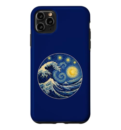 Great Starry Night Wave�B �X�}�z�P�[�X iPhone 11 Pro Max �p