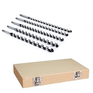 Tuohwue Schlangenbohrer 5-teiliges Set Holzbohrer