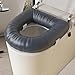 Fenteer Toilet Seat Riser Thicken Waterproof Easy to Clean Raised Toilet Seat Cushion for Handicap Disabled Elderly, Dark Blue