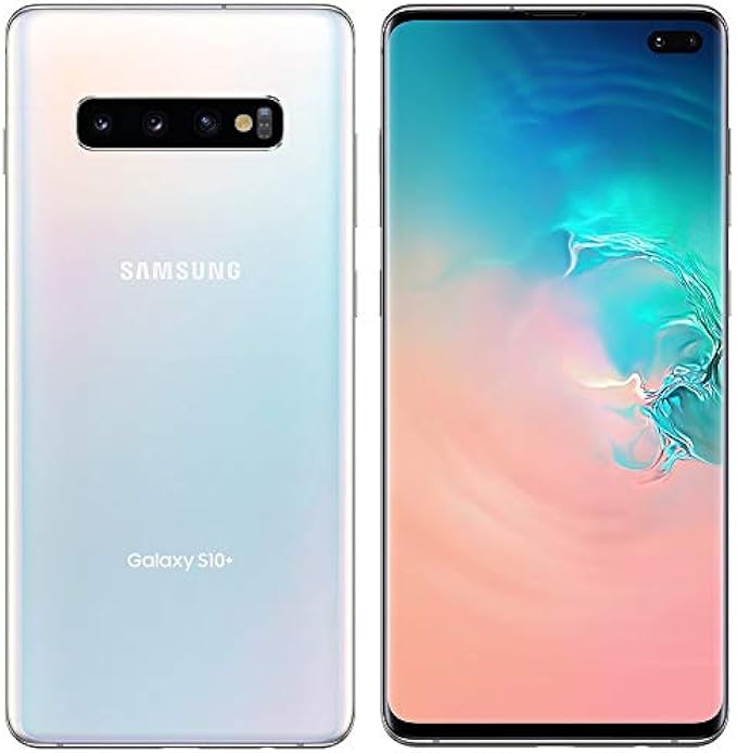 Samsung Galaxy S10+, 128GB, Prism White - Unlocked (Renewed)