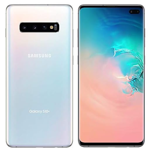 Samsung Galaxy S10+, 128GB, Prism White - Verizon locked (Renewed)