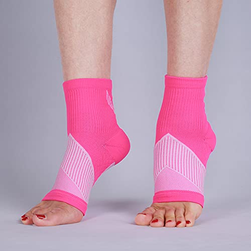 Hhx Yonlee Ankle Brace Set Of 2 Pairs, Infused Compression Ankle Sleeve Support For Women And Men Plantar Fasciitis, Sprained Ankle, Achilles Tendon, Pain Relief, Recovery, Running, Exercise #TOP5
