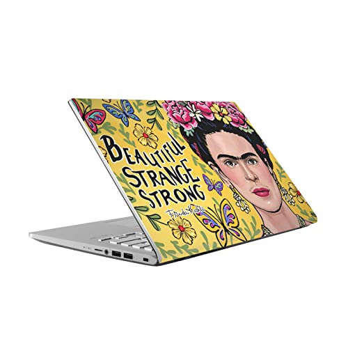Autocollant Vivobook 14 X409FA Frida Kahlo floral pour travailler au café
