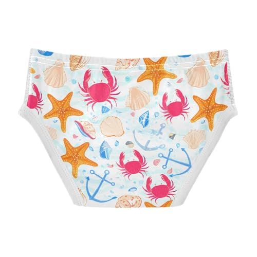 Starfish Crab Anchor Toddler Boy's Underwear 2T 202c18522