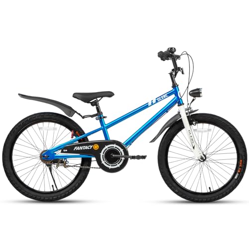 Glerc Fantacy 20 Inch Kids Bike for 7-14 Years Old Boys Girls with Water Bottle Holder & Headlight & Training Wheels, Blue by Glerc - Image 6