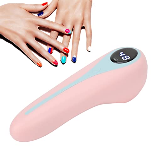 5W-3Pcs-Light-Chips-30S-60S-Timing-365Nm-405Nm-Handheld-Nail-Polish-Curing-Lamp-Manicure-Led-Light-for-Gel-Nail-Art-Curing-Lamp-Diy-Nail-Art-Led-Nail-Curing-Mini-Nail-Led-Lamp-Ultrasonic-CleanerPink