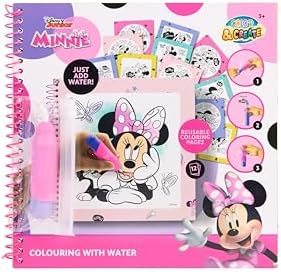 Libro para colorear de Minnie Mouse de Disney con agua, libro de ...