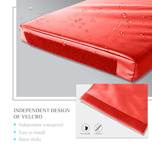 Katop Square Basketball Pole Pad, Heavy Duty Protective Pole Padding Fits 5"x5", 6"x6" Pole&Base, Durable UV-Resistant Waterproof Basketball Hoop Padding for Player Safety Outdoor and Indoor - Thumbnail 3