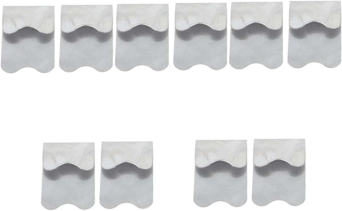 Gatuida 10pcs Stainless Steel Nail Templates for French Manicure Easy to Use Stencils for Nail Art Enthusiasts and Professionals