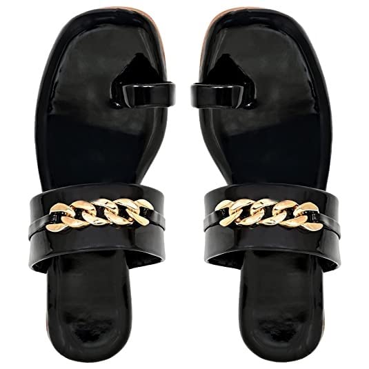 ALTEK Womens One Toe Flat Sandal TPR Sole Slipper 6 UK - Flat_13110_Black_6 (B0BLW7YJFM) Amazon Price History, Amazon Price Tracker