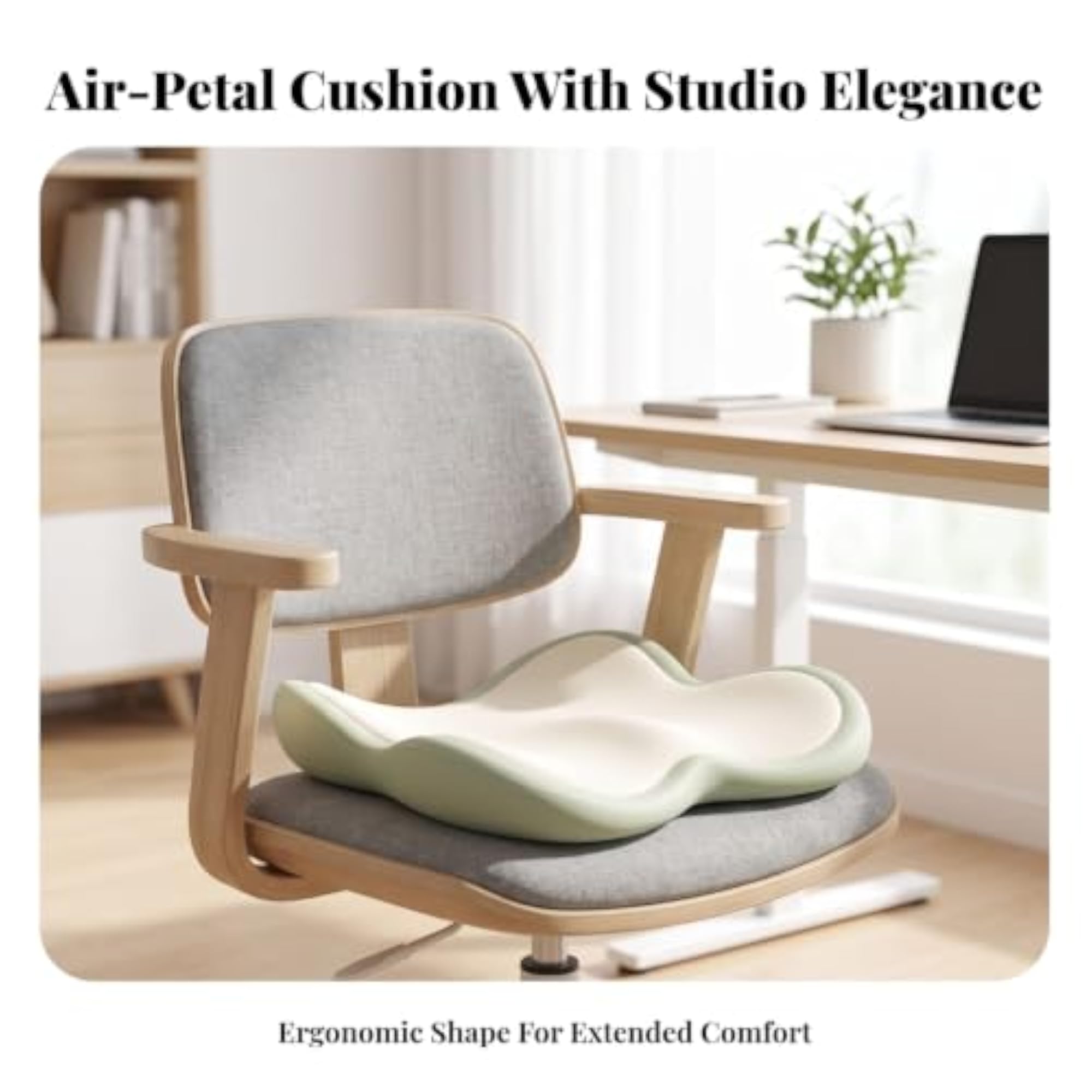Ergonomic Memory Seat Cushion for Office Workers