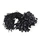 Hangtag String Nylonschnur für Hängeetiketten, 200 Stück, Einweg, schwarz, mit Schnappverschluss, für Kleidung, Markenetikett, Preis (schwarz)