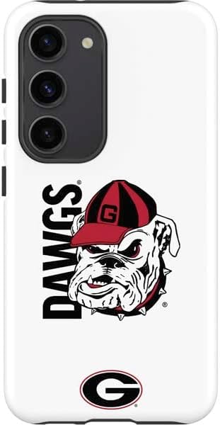 Skinit Pro Phone Case Compatible with Galaxy S23 - Officially Licensed University of Georgia Dawgs Design
