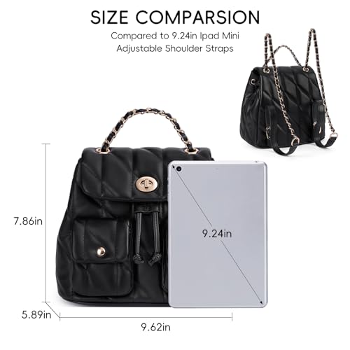 CLUCI Small Backpack Purse for Women Bundles with Small Womens Wallet4