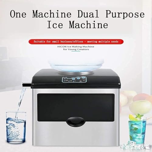 Fabricadora de hielo portátil eléctrica, ultra silenciosa, para uso en hogar, oficina, restaurante y bar miniatura 4