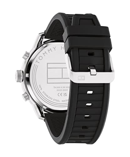 Image of Tommy Hilfiger Black Dial Analog Watch for Men