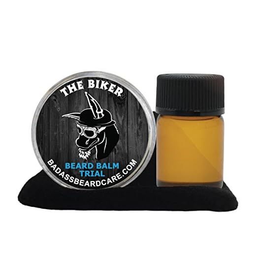 Badass Beard Care Beard Oil and Balm Trial Pack For Men - The Biker Scent - All Natural Ingredients, Keeps Beard and Mustache Full, Soft and Healthy, Reduce Itchy, Promote Healthy Growth