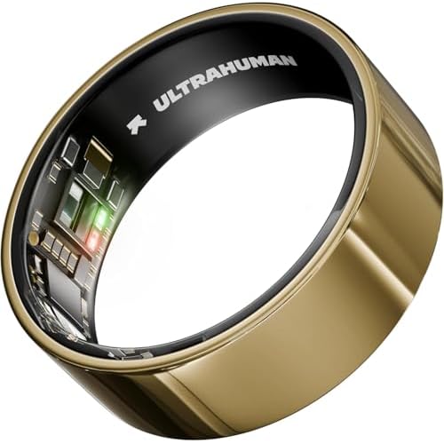 ULTRAHUMAN Ring AIR – Smart Ring für Damen und Herren | Schlaf, Fitness, HRV -Tracking, Stressanalyse & Zyklusüberwachung | Kein ABO | Bis zu 6 Tage Akkulaufzeit | (Größe 7)