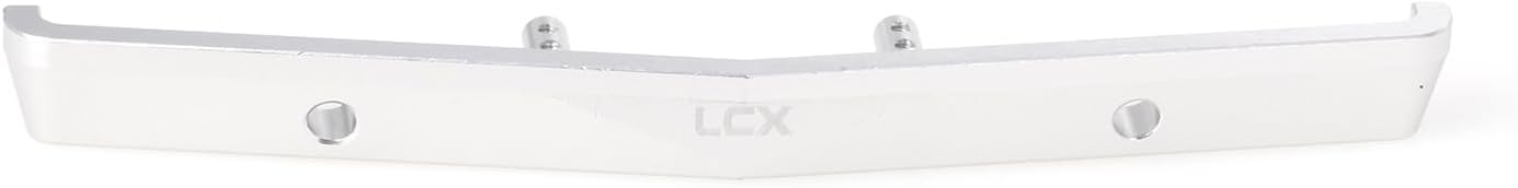 LCX Racing 1/24th RC Crawler Car CNC Machined Aluminum Front Bumper for Axial SCX24 C10 AXI00001T1 AXI00001T2, Upgrades Parts Accessories