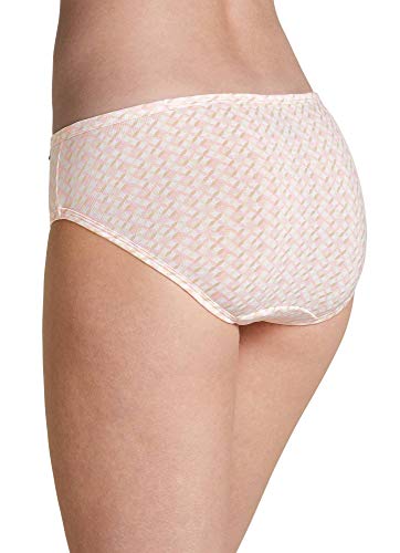 Jockey Women's Underwear Supersoft Bikini - 3 Pack, Pastel Pinwheel/Sand/Frosty Pink, 7 #TOP2