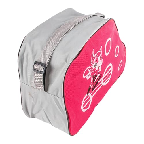 Bolsa de patinaje transpirable, mochila ajustable para patinaje artístico y patinaje en línea para niños y niñas, ideal para accesorios de patinaje sobre ruedas, bolsa de patinaje para patines de