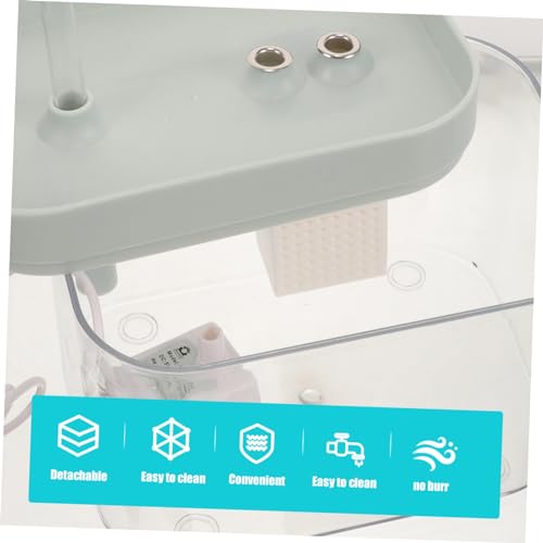 Fuente plástica automática para agua de mascotas miniatura 7