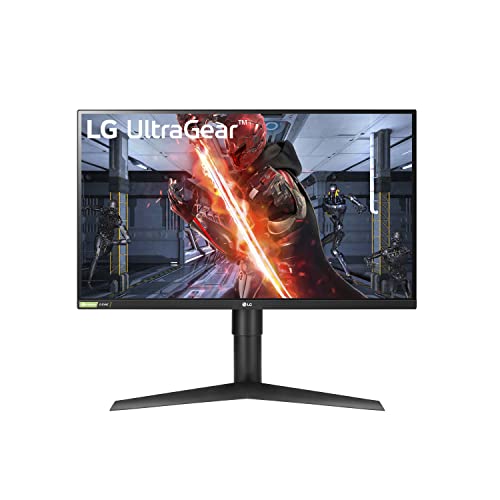 LG UltraGear QHD 27-Inch Gaming Monitor 27GL83A-B – IPS 1ms (GtG), with HDR 10 Compatibility, NVIDIA G-SYNC, and AMD FreeSync, 144Hz, Black