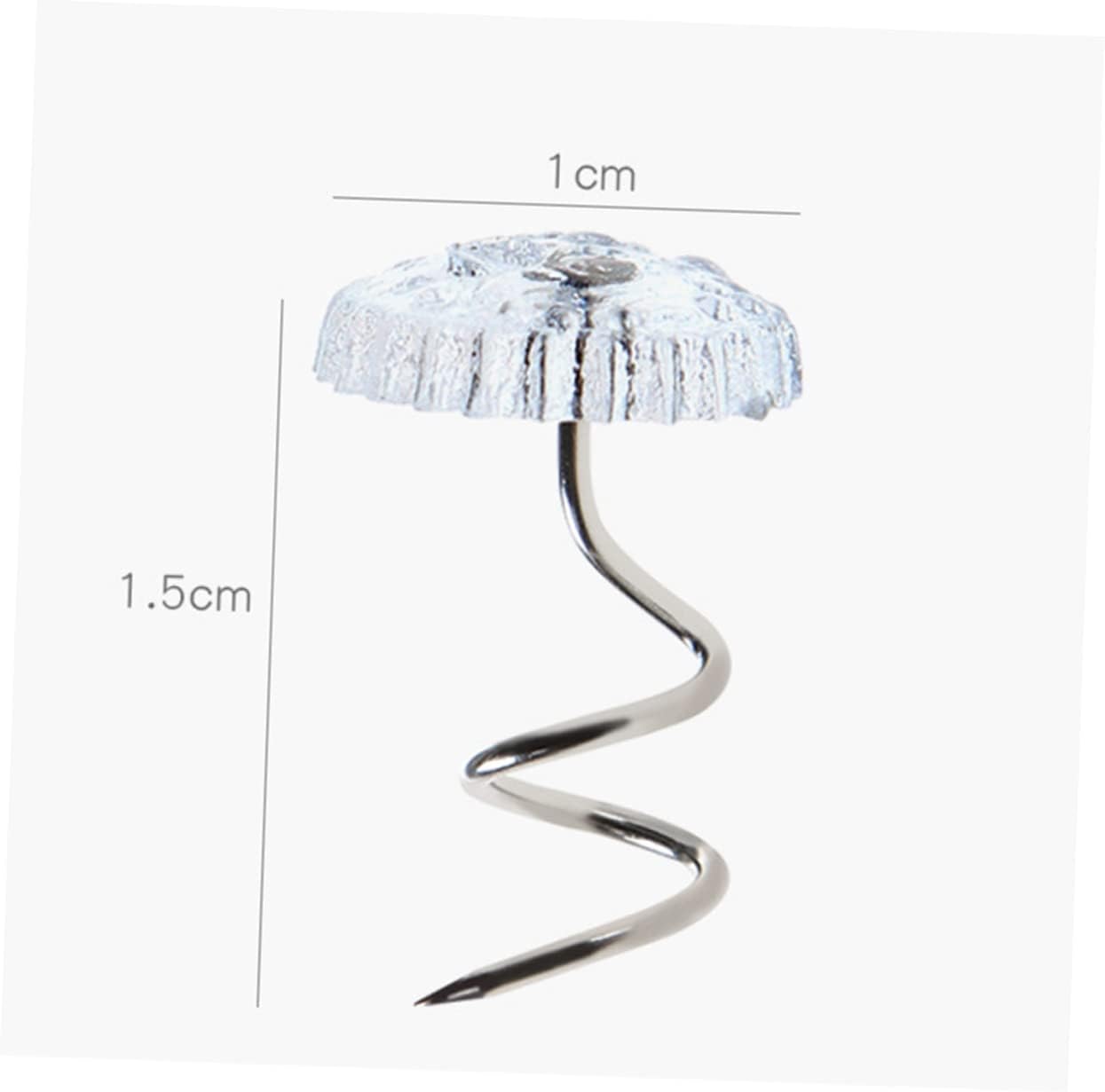 60pcs Twisted Pins for Upholstery Slipcovers and Bedskirts Head Fasteners for Bedding and Tablecloths Easy to Use Compact Design for Home