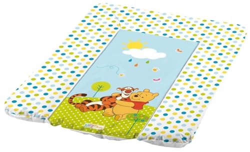 Cambiador prémium, cambiador impermeable de primera clase, 70 x 50 cm, superficie lisa de fácil cuidado, mayor comodidad para tumbarse, Disney Winnie the Pooh blanco