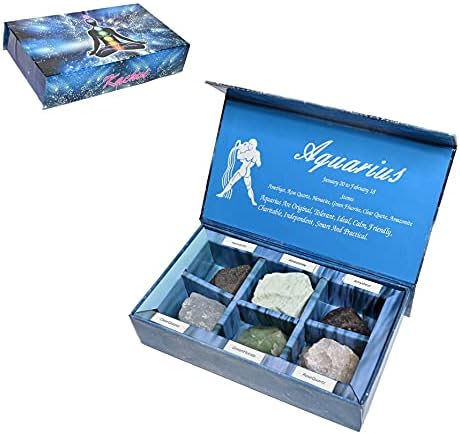 KACHVI Birth Stones - Natural Healing Crystals with Horoscope Pac...