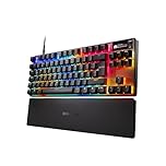 SteelSeries Apex Pro TKL Gen 3 - Gaming Keyboard - Hall Effect Switches; OmniPoint 3.0 - Adjustable Actuation - Game-Ready Presets - Rapid Trigger, Protection Mode, Rapid Tap/SOCD - German QWERTZ