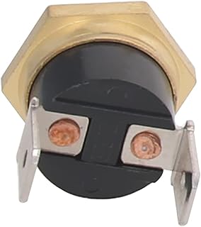 Jutagoss KSD301 Thermostat Thermal Switch Adjust Snap Disc Limit Control Switch Normal Closed N.C Thermostat Off at 65Â°C/149Â°F Copper M5 1Pcs