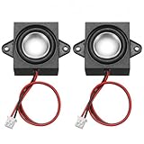 Haut-Parleur 3 Watts 4 Ohms: Ce mini haut-parleur est conçu avec une puissance nominale de 3 watts et une impédance de 4 ohms, garantissant une reproduction audio précise avec une plage de fréquences étendue de F0 à 20 KHz. La structure de la cavité offre une qualité sonore claire et mélodieuse, sans distorsion, adaptée aux petits haut-parleurs stéréo nécessitant un rendu vocal ou musical net. Les dimensions compactes de 31 x 28 x 15 mm permettent une intégration facile dans n'importe quel boîtier.