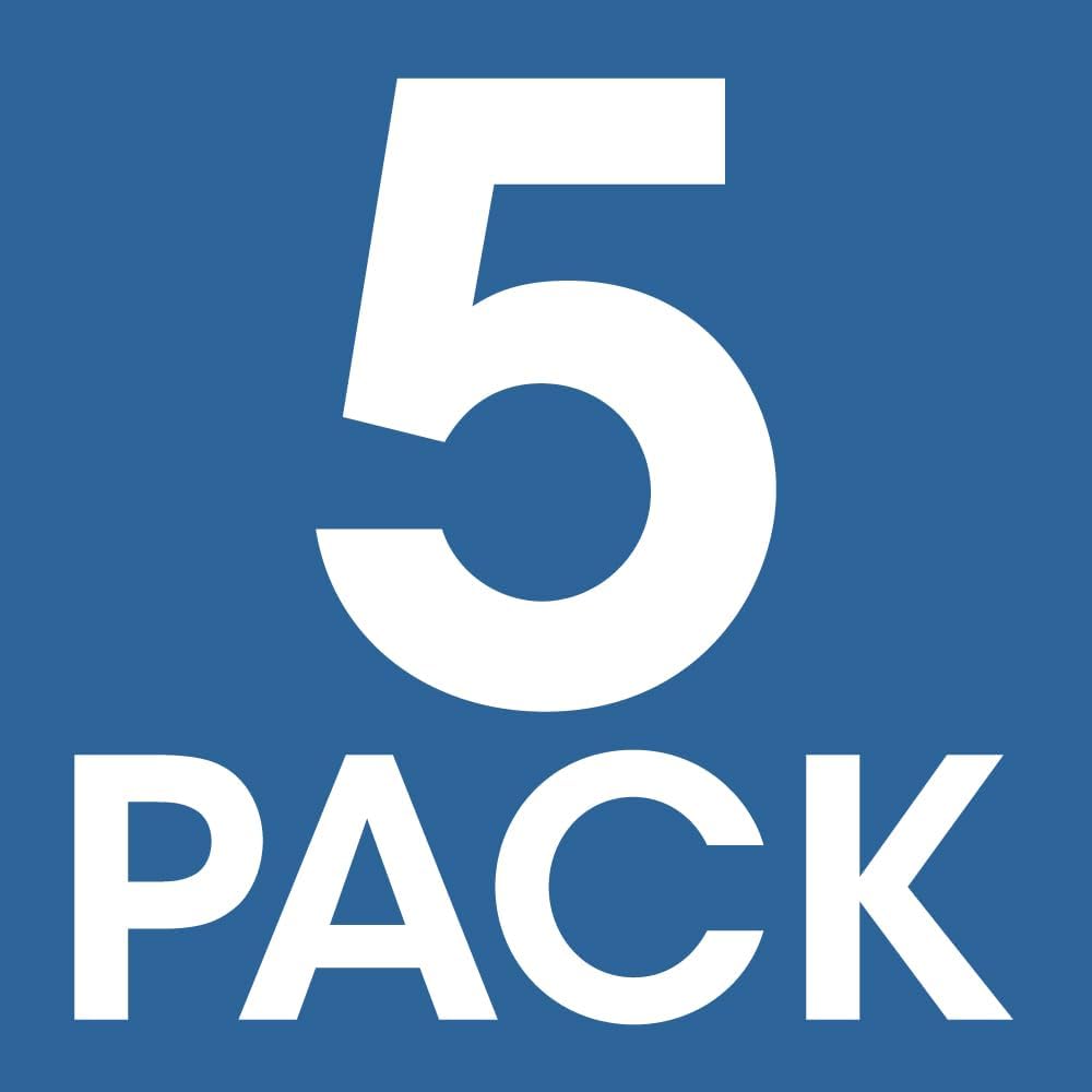 Cmple - 5 Pack Cat5e Ethernet Cable 15 ft, Router Patch Cord, Fast Internet Cat5 Cables, RJ45 Connectors, Computer LAN Network Wire - Blue