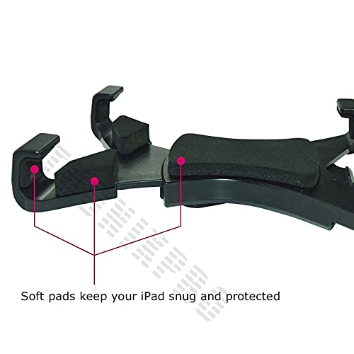 Tronixpro Tablet Tripod Mount Adapter. Universal Tablet Clamp Holder Fits Ipad, Ipad Air, Ipad Mini, And Most Tablets, Use On Tripod, Monopod, Selfie Stick + A Tronixpro Microfiber Cloth #TOP2