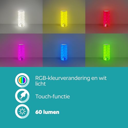 Lampe de table LED sans fil pour illuminer vos dîners en terrasse et soirées cosy