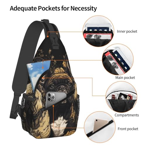 Small Sling Bag Mochila Tipo Bandolera para Senderismo miniatura 4
