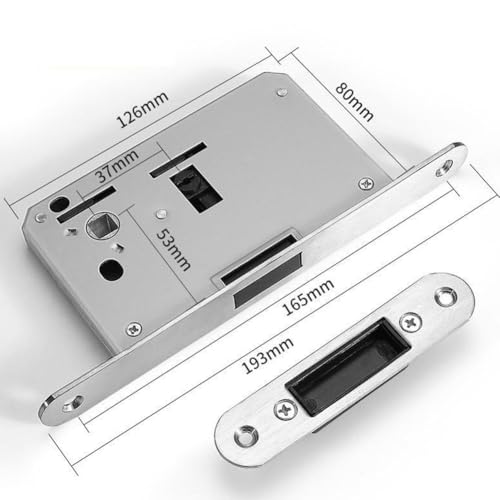 Serrure de porte invisible mécanisme push-pull loquet encastré plat