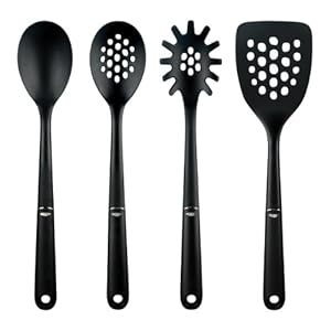 OXO Good Grips 4-Piece Nylon Tool Set, 2.3, Black