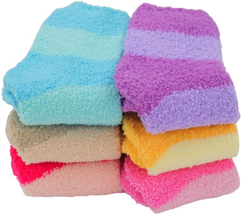 Image of ToBeInStyle Women's Pack of 6 Assorted Style Winter Socks