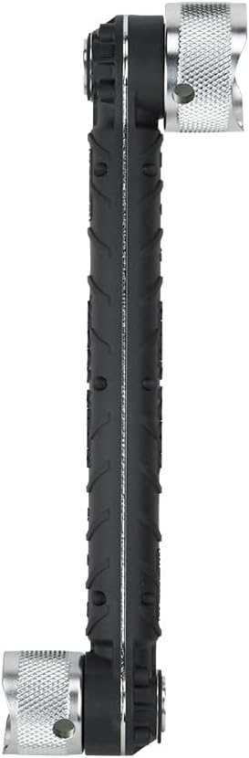 Klein Tools 56999 Conduit Locknut Wrench for 1/2-Inch and 3/4-Inch Connectors, Direct Drive Heads Rotate