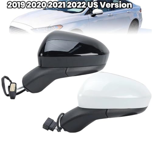 Rétroviseur Ford Fusion 2015-2022 droit blanc version US pliable manuel